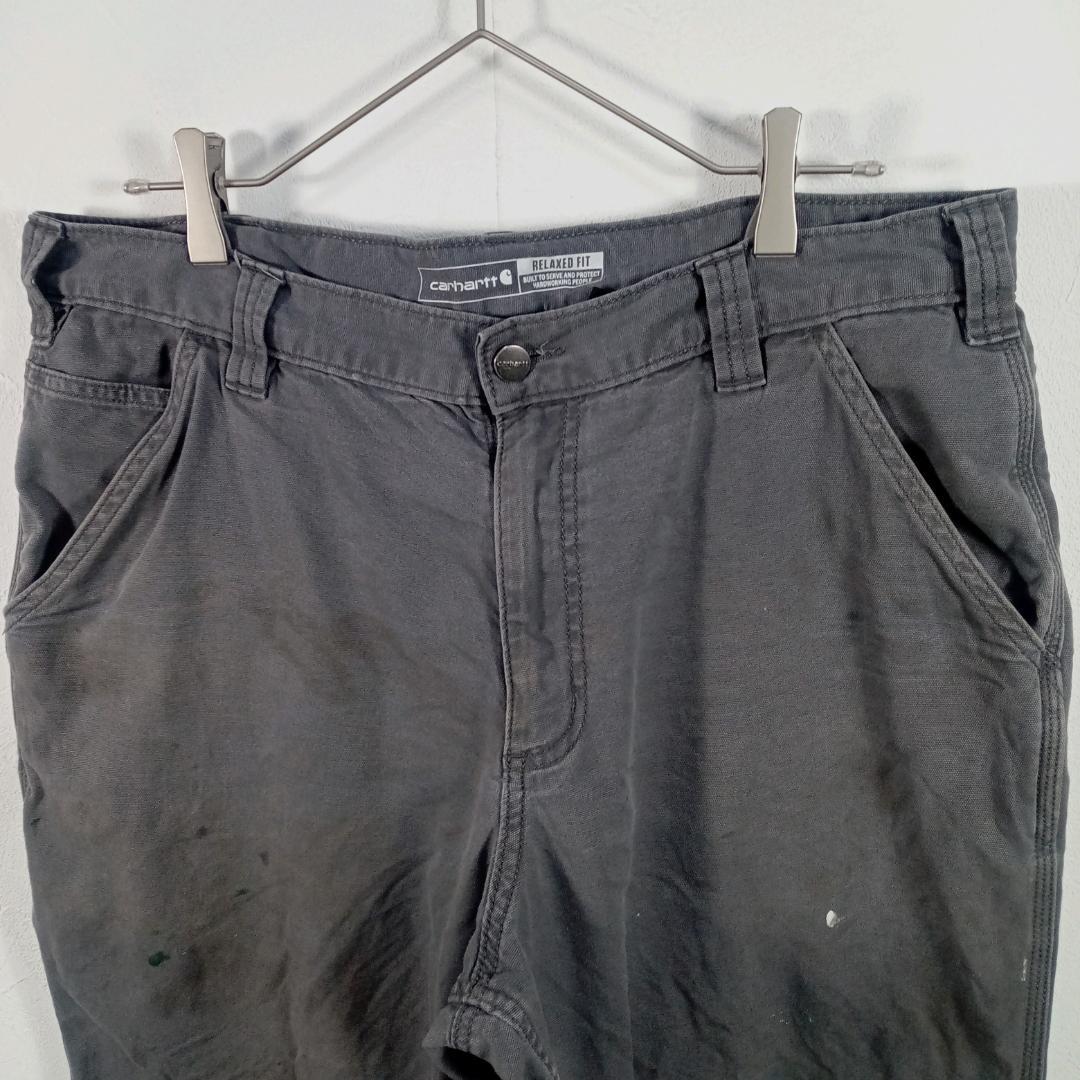 carhartt ワークパンツ 36x32 グレー リラックスフィット