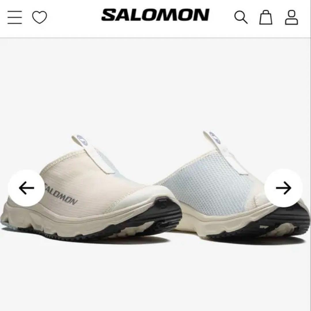 美品　salomon reelax slide 23センチ