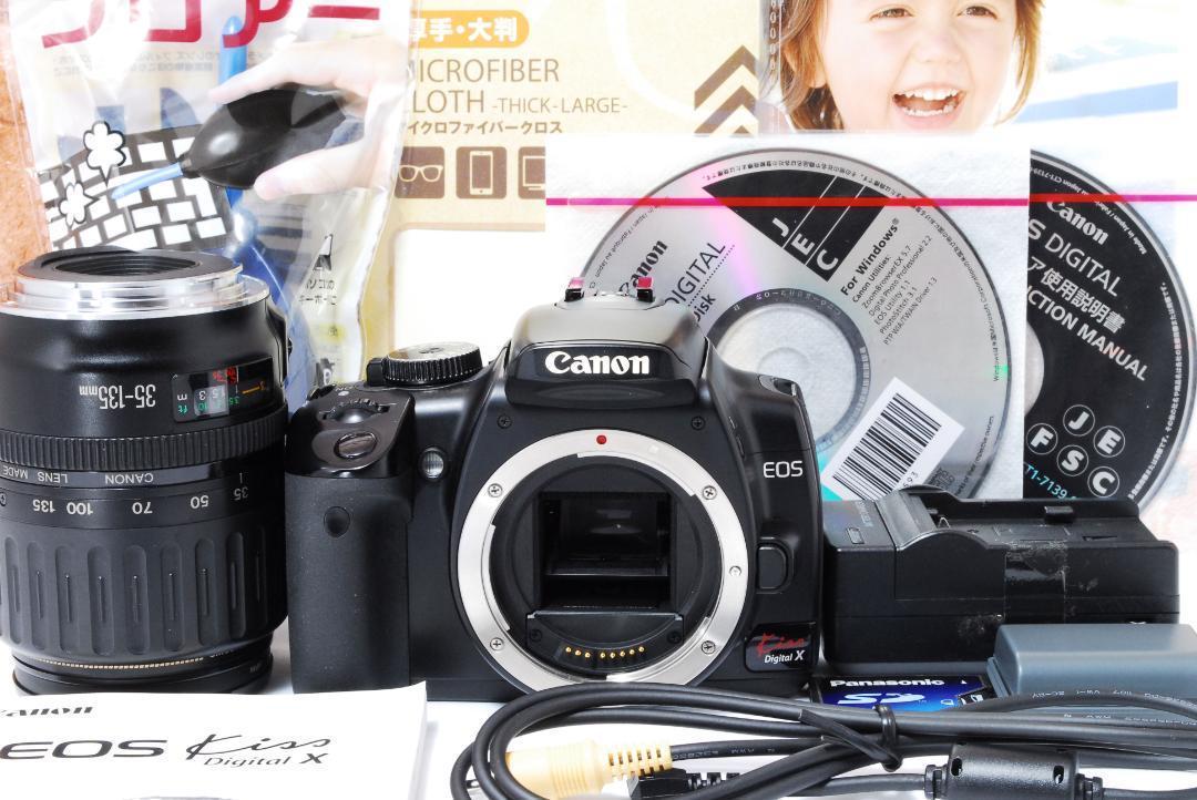 おすすめカ 一眼レフデビューにおすすめ Canon Kiss x すぐ使える TB10 29pQM-m54975761329 コンディシ