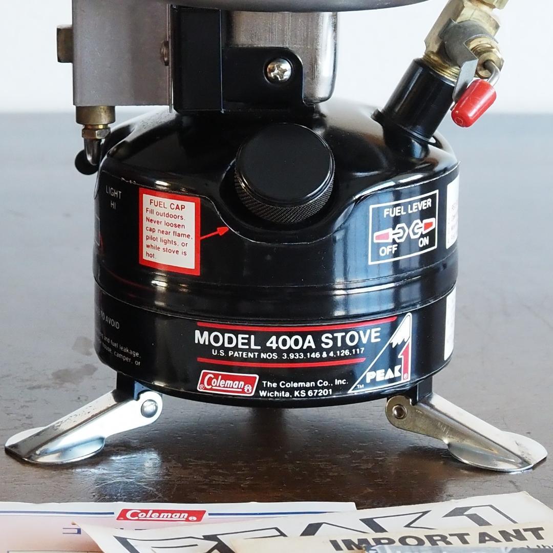 コールマン ピーク1 Coleman PEAK1 400A STOVE 2レバー