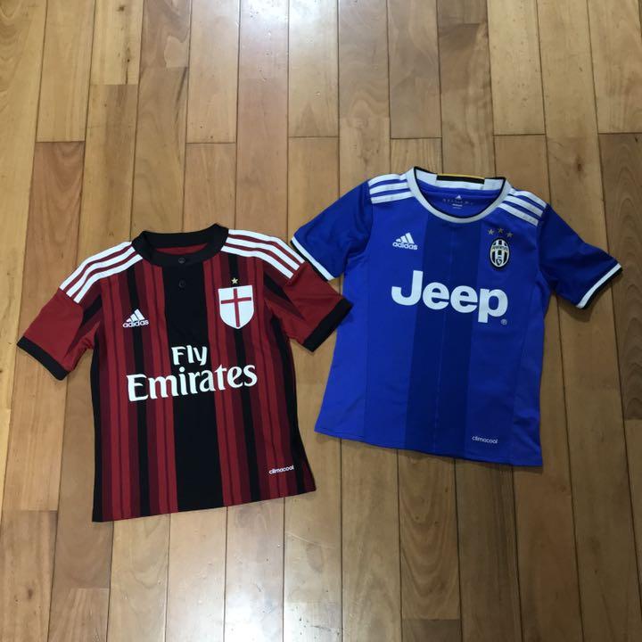 アディダス サッカーユニフォーム ジュニア 1 130 Acミラン メルカリ