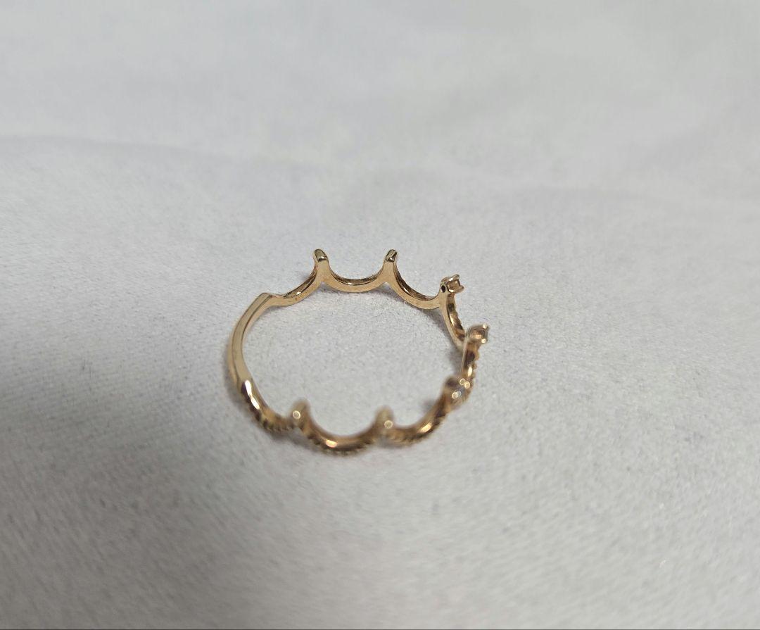 ☆*☆様 美品 即購入️⭕️ete K10 YG レイヤード クラウン リング9