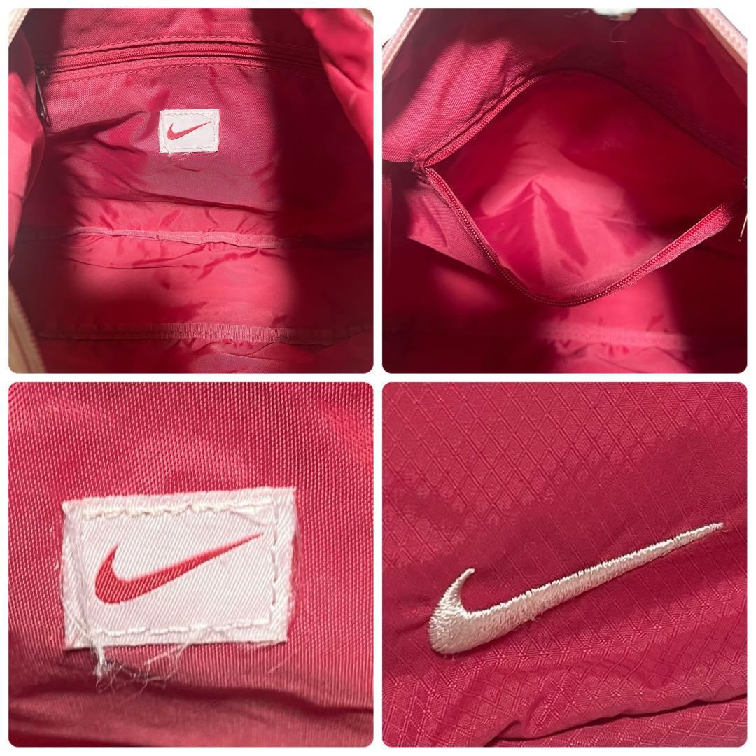 【美品✨】NIKE ナイキ　ショルダーバッグ　スポーティ　ピンク　ナイロン