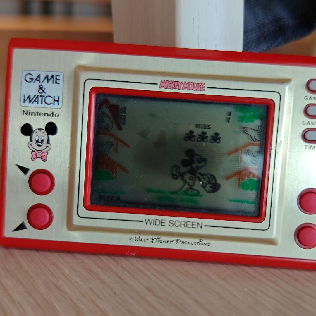 任天堂ゲームウォッチ　ミッキーマウス 本館】 GAME&WATCH