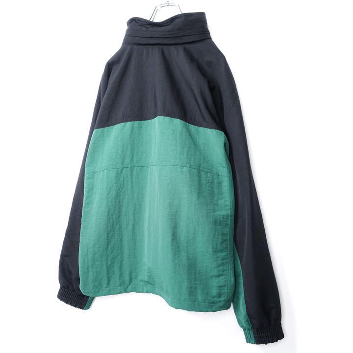adidas アディダス ハーフジップ アノラックパーカー ロゴ グリーン