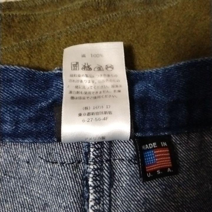 90s　カブー　チリワック　デニムショートパンツ　USA製　スタンドアップ