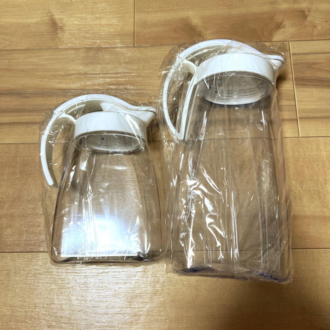 ワンプッシュ開閉冷水筒大小2個セット