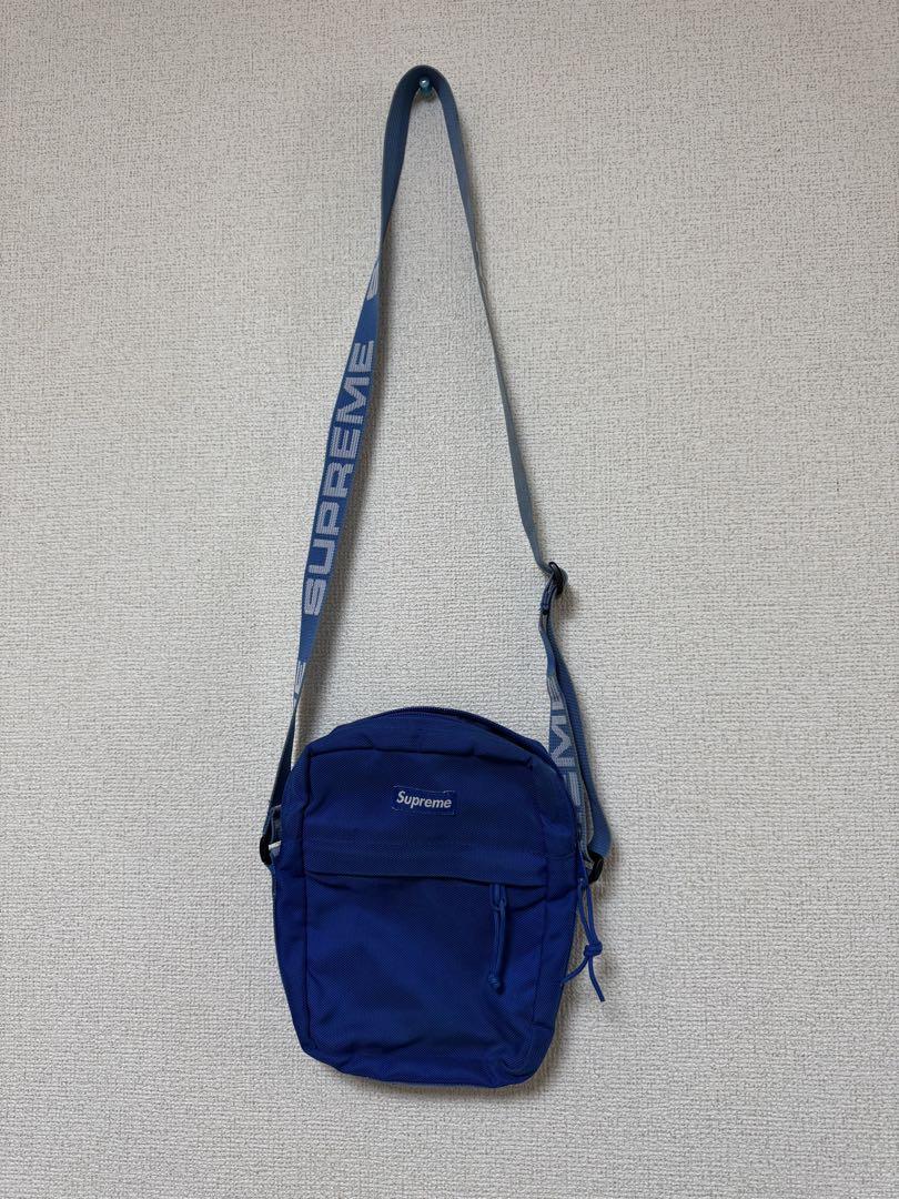 Supreme ショルダーバッグ 青 CORDURA 18ss - メルカリ