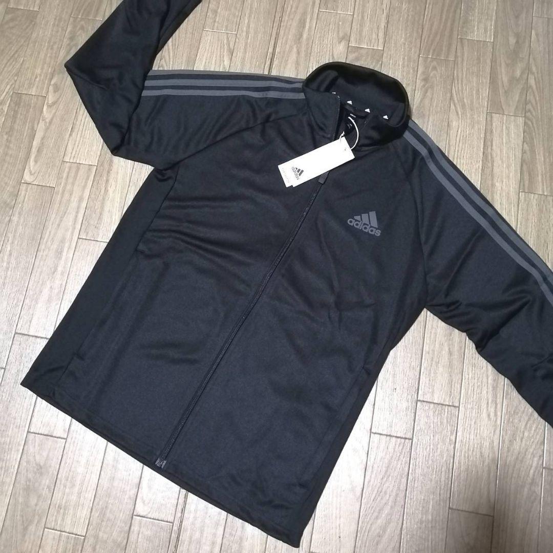 新品 adidas ジャージ上下 L 黒 セットアップ トラックスーツ