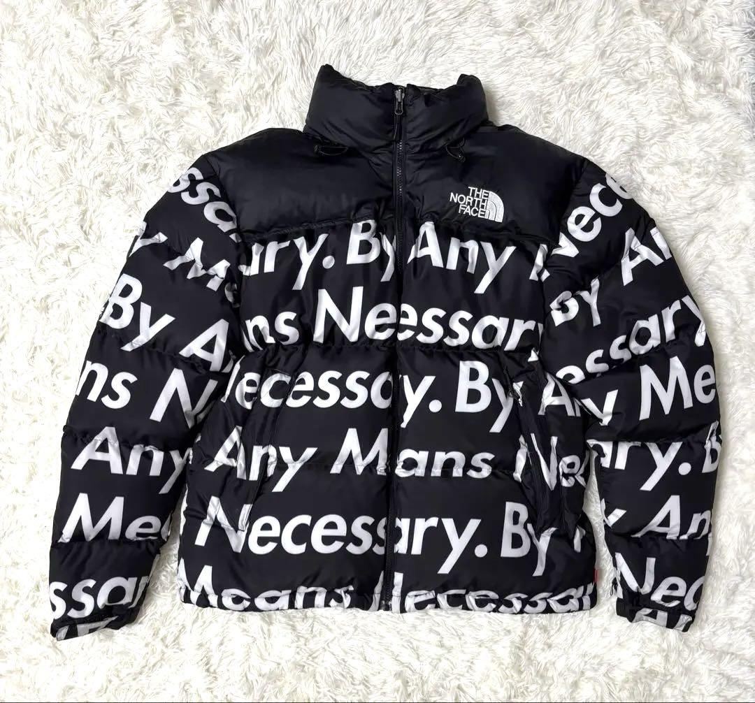 supreme Nuptse Jacket 15AW キムタク着用 キムタク 岩ちゃん着用15aw supreme north Face 文字ヌプシ