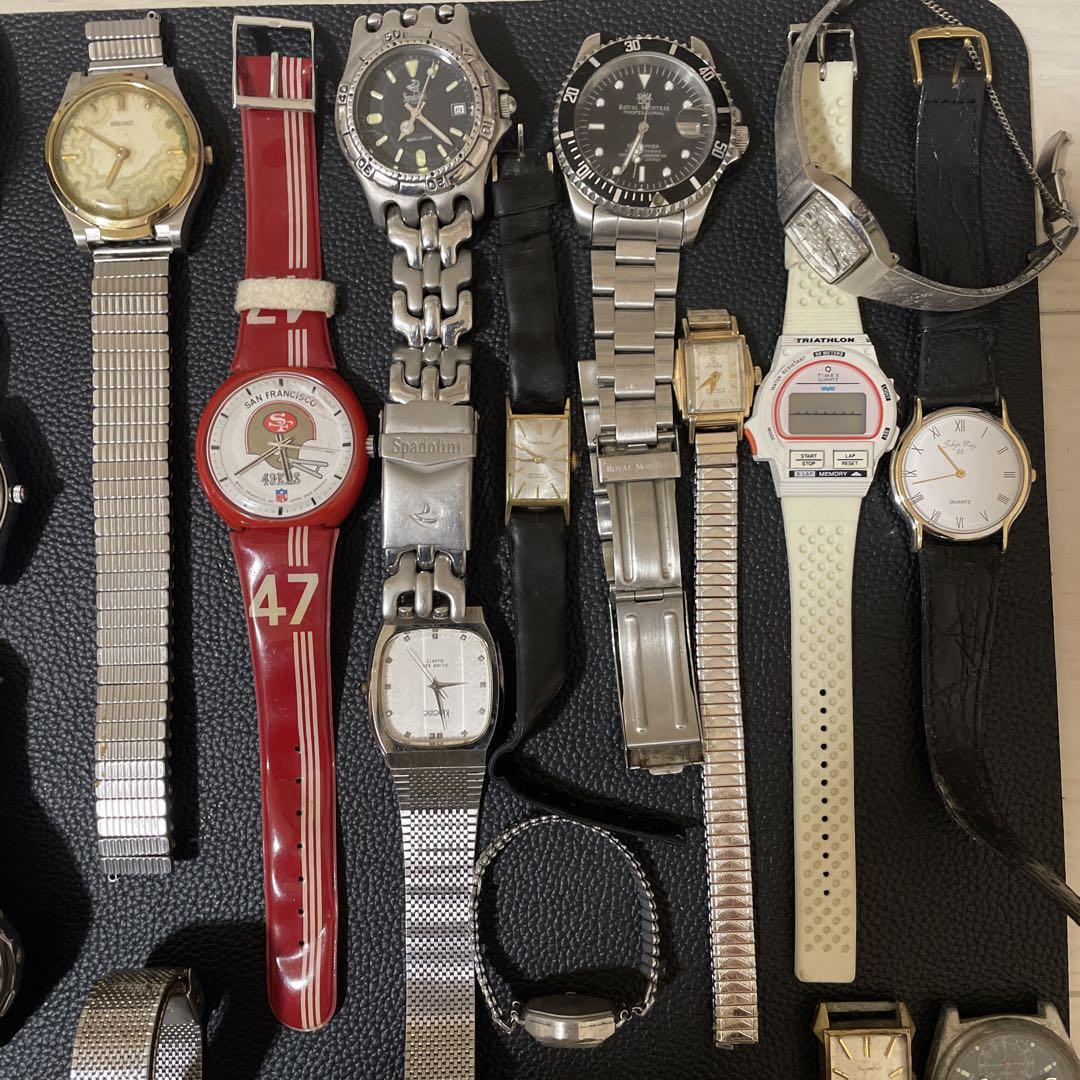 腕時計 ジャンク品 SEIKO・CITIZEN・CASIO他33個セット