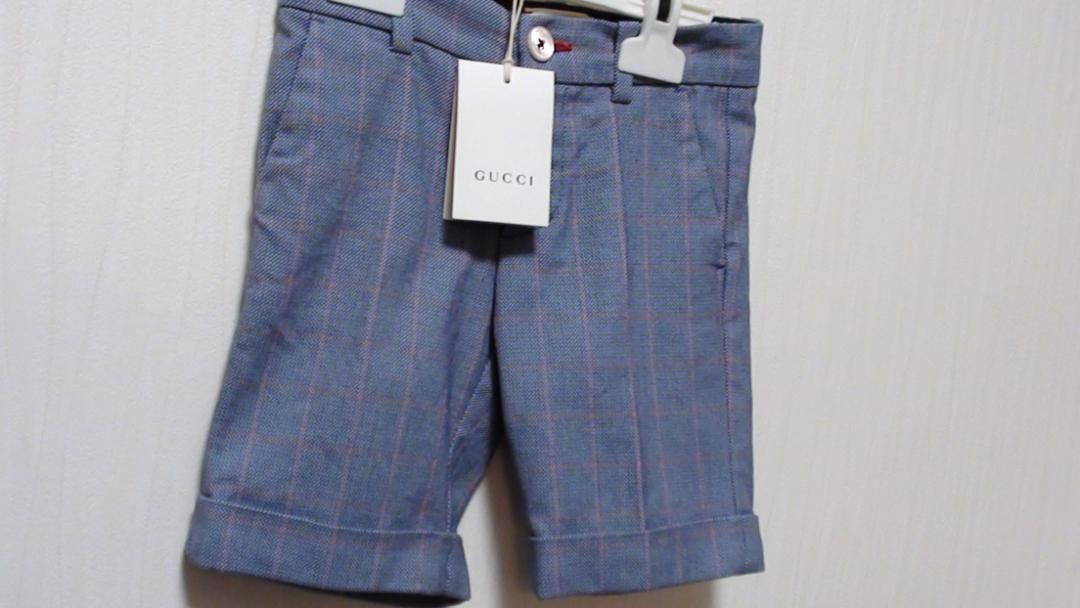 新作SALE 超美品 GUCCI グッチキッズ チェックパンツ ハチ Yjk79-m54989257593 定番100%新品