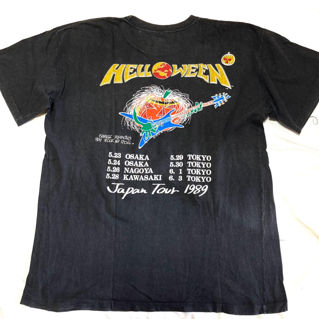 即納低価 貴重 バンドTシャツ ハロウィン 当時物 K8tpb-m54989790485 80s HELLOWEEN HOT定番