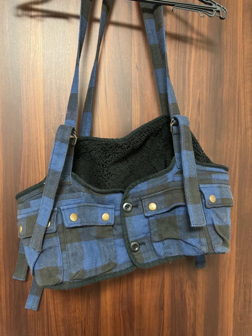 【レア】Blackmeans チェックベスト　Check vest
