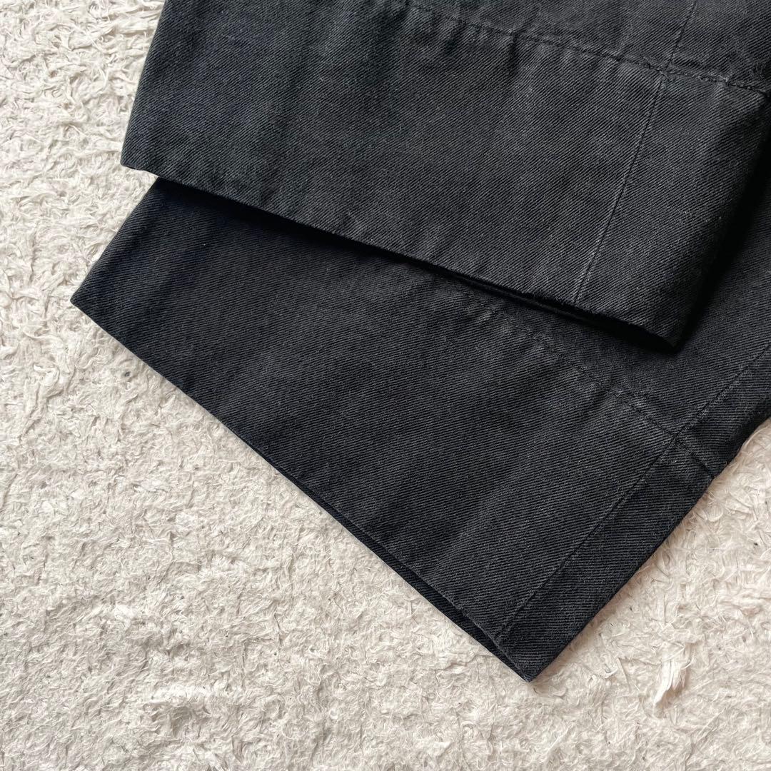 美品 MARGARET HOWELL cotton linen twill 1黒 美品 MARGARET HOWELL cotton linen twill 1黒