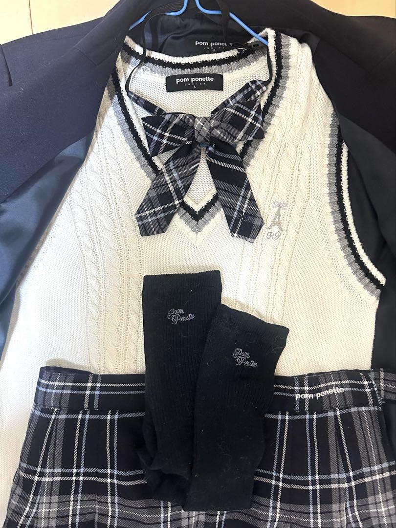Pomponette junior ポンポネットジュニア　制服完全一式　165