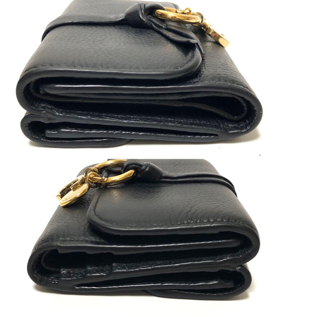 美品】【新型】Chloe クロエ アルファベット 三つ折り財布