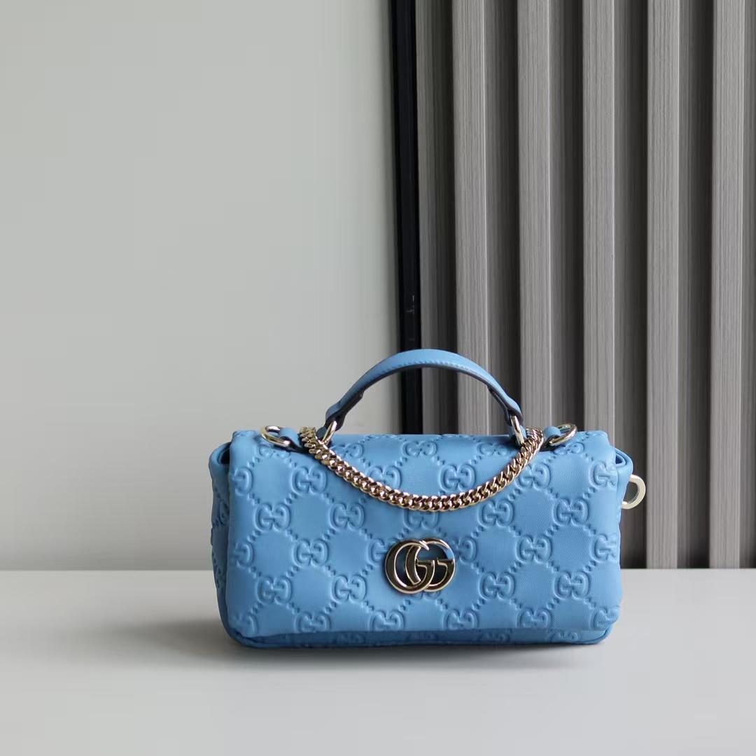 セットアップ GGパターン ブルー GUCCI ショルダーバッグ メルカリ - バッグ