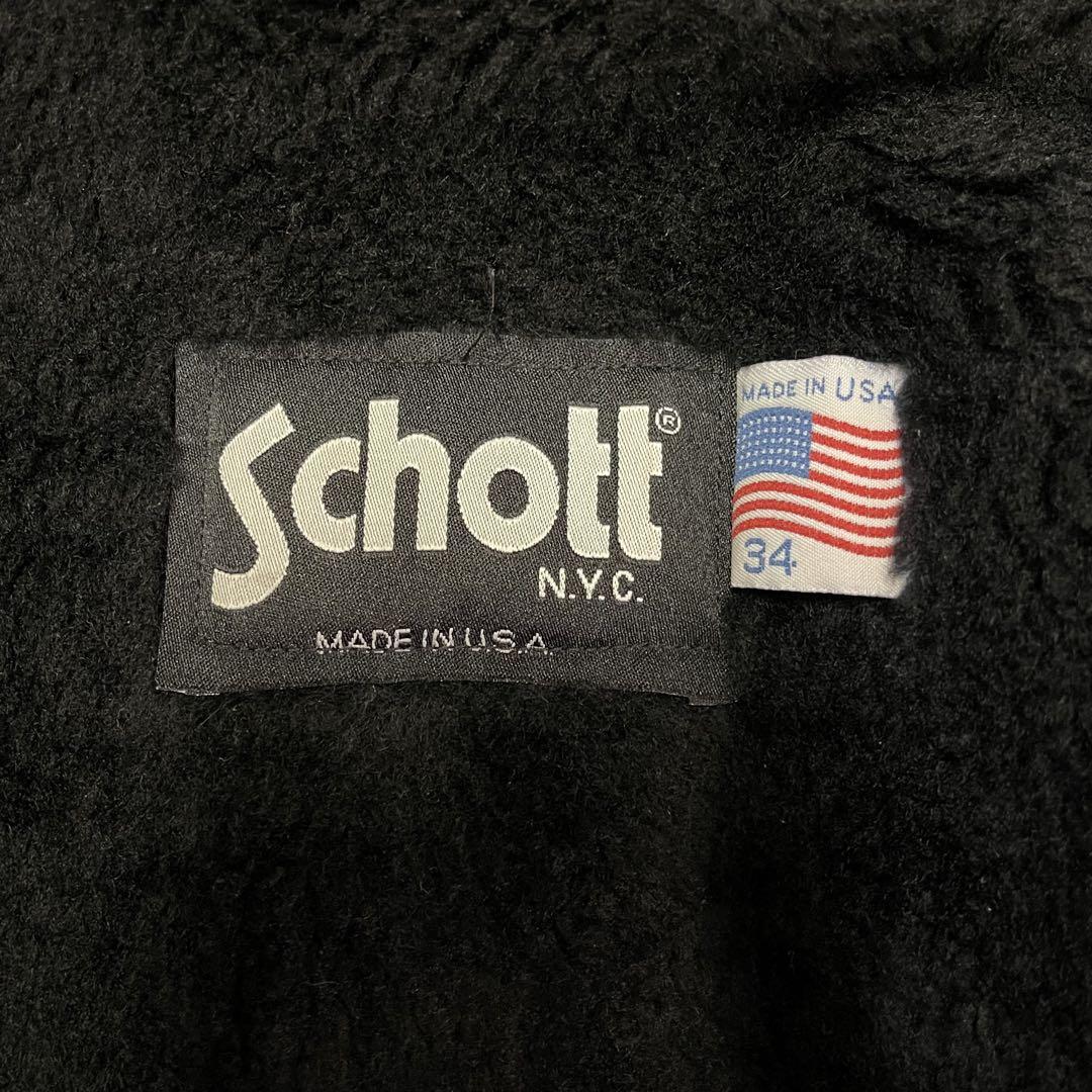 Schott AT101 ショット シングルレザーライダースジャケット