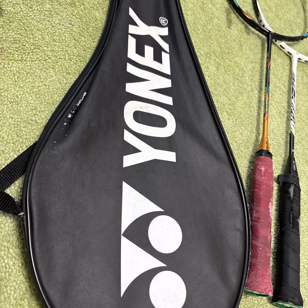 YONEX ヨネックス バドミントンラケット 2本＋ケース