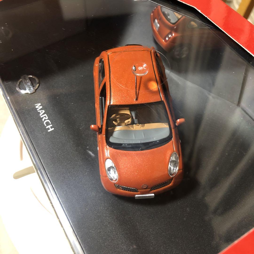 Nissan March オレンジ ミニカー 1/43