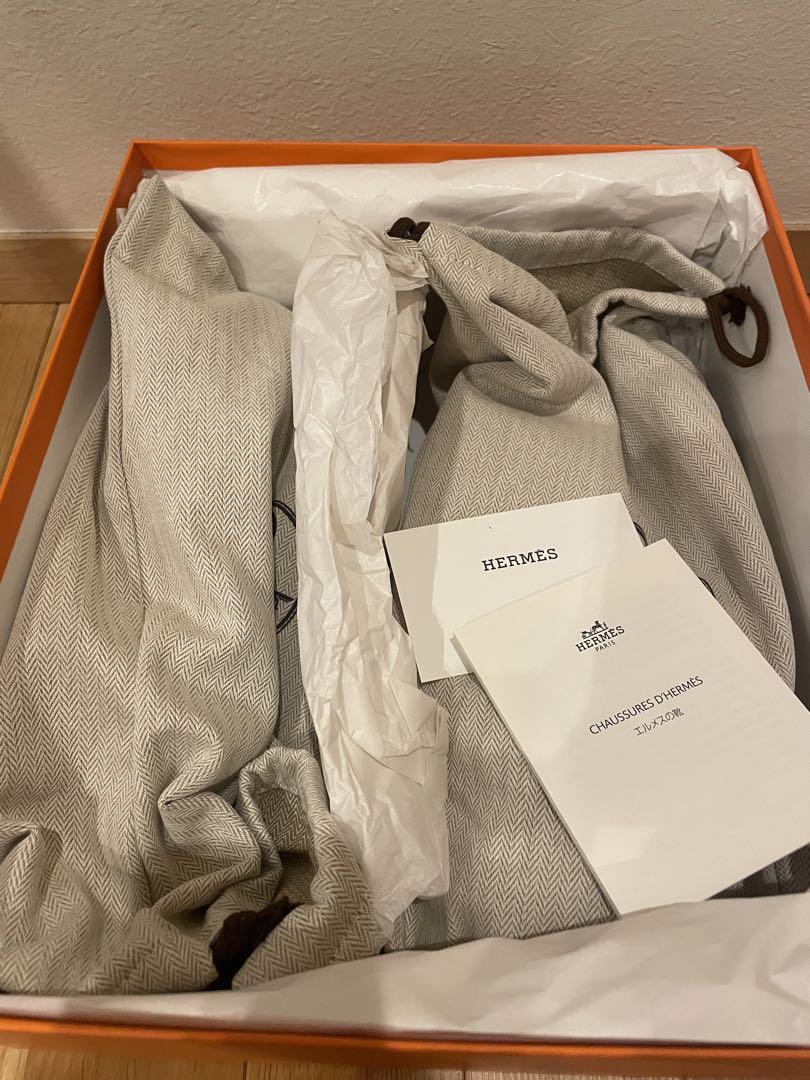 入手困難 エルメス HERMES ヒッチ 厚底 ローファー モカシン 37 靴