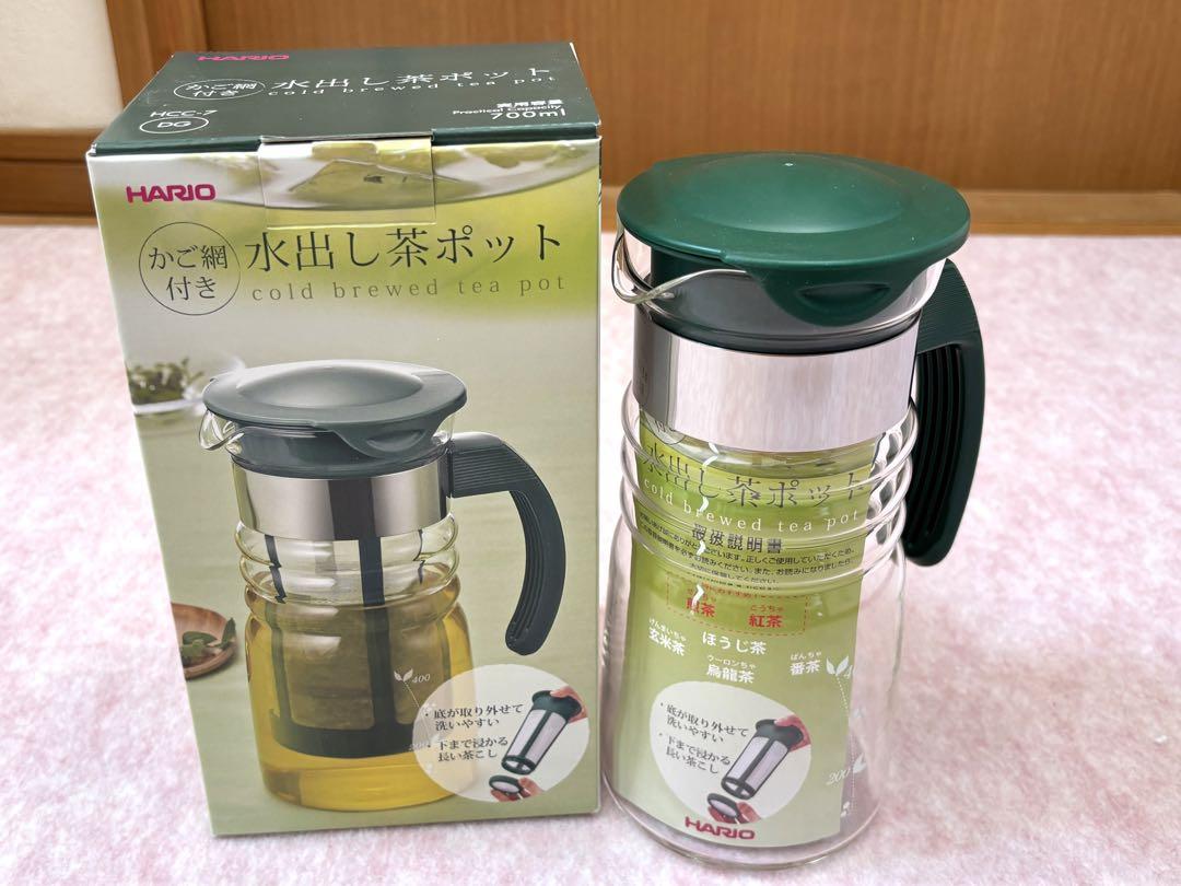 HARIO ハリオかご編付き水出し茶ポット実用容量700ml