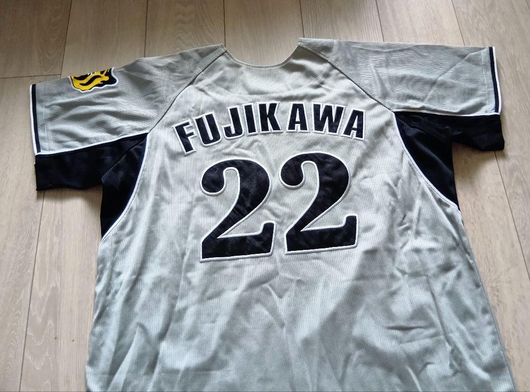 Lサイズ　藤川監督　ビジター　レプリカユニフォーム　阪神タイガース　新品未使用 MIZUNO 阪神タイガース 藤川球児 2025年ユニフォーム 刺繍