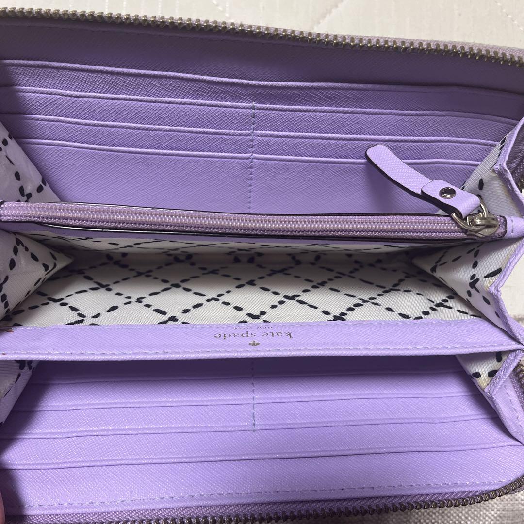 セール中】ケイトスペード kate spade 財布 長財布 紫 パープル セール中】ケイトスペード kate spade 財布 長財布 紫 パープル