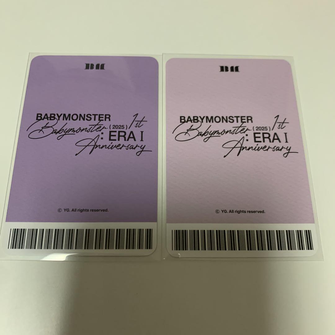 1ST ANNIVERSARY] BABYMONSTER アクリルスタンド + トレカ セット