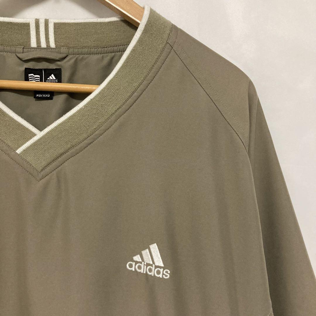 古着 00s adidas アディダス 2WAY プルオーバージャケット Y2K