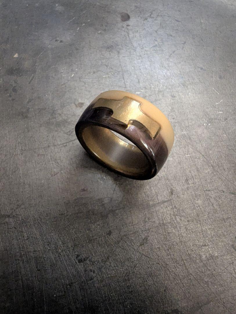❴ GEM KINGDOM ❵ bicolor mop ring