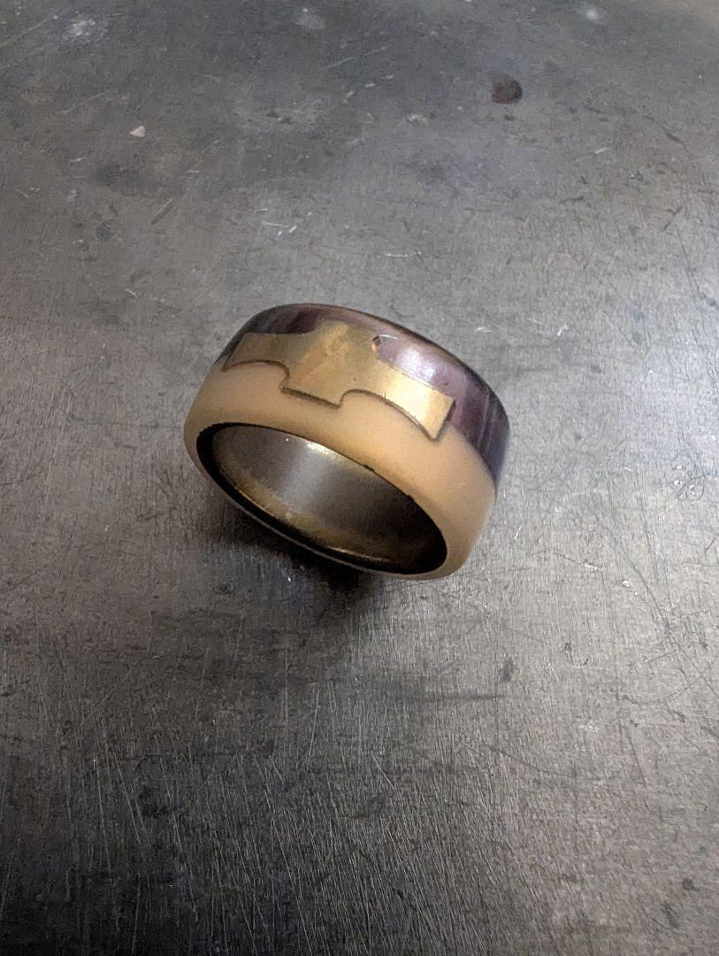 ❴ GEM KINGDOM ❵ bicolor mop ring