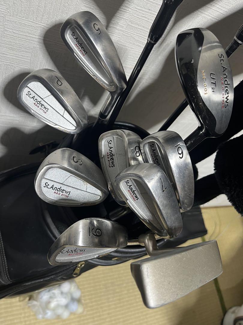 スペシャルオファ St Andrews ゴルフセット+キャデバッグ+ セントアンドリュース レディースウェア
