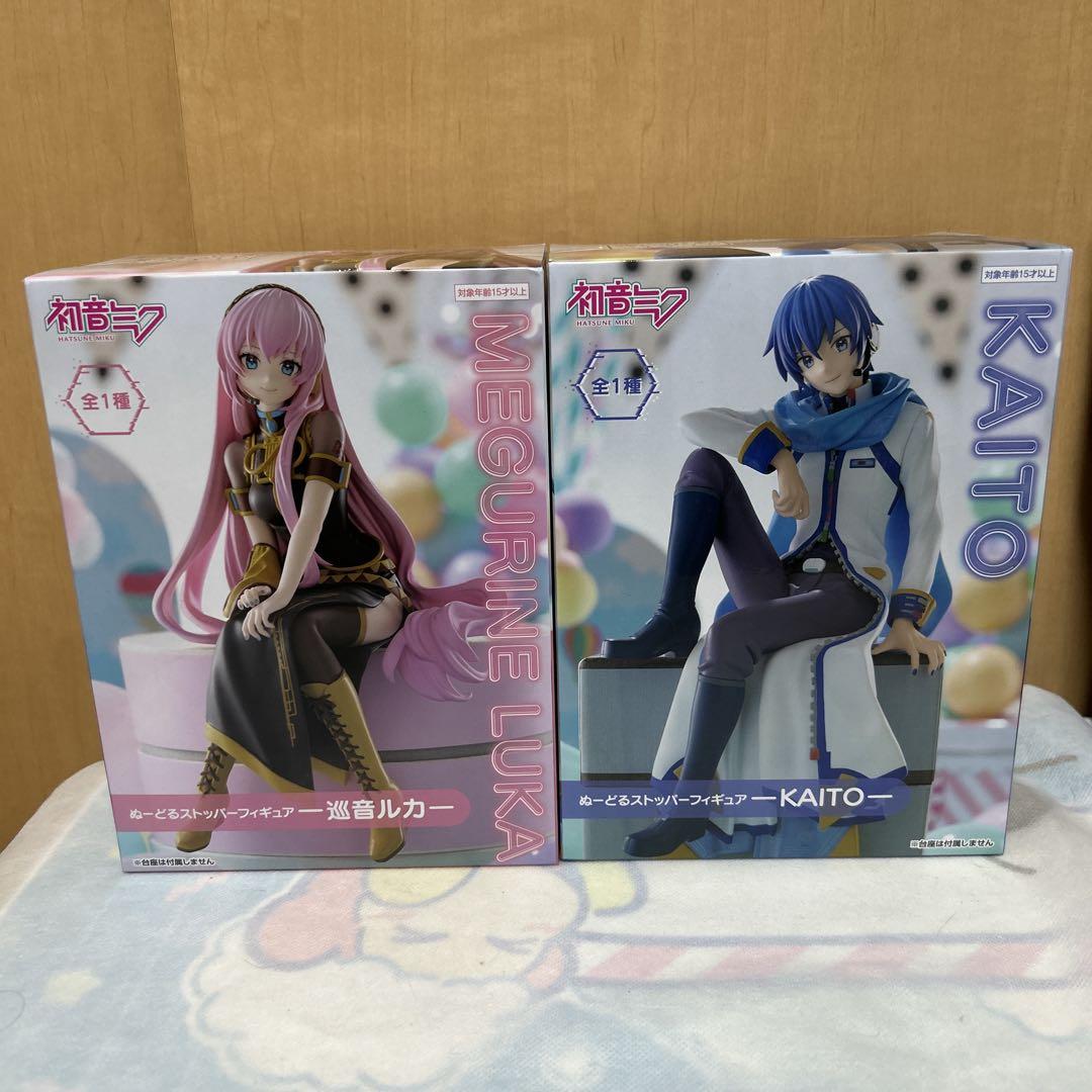 初音ミクシリーズ ぬーどるストッパーフィギュア KAITO 巡音ルカ 2点セット 初音ミクシリーズ ぬーどるストッパーフィギュア巡音ルカKAITO 2