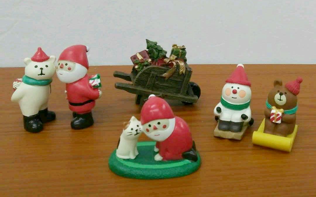 デコレ クリスマスマスコット 6点セット メルカリ