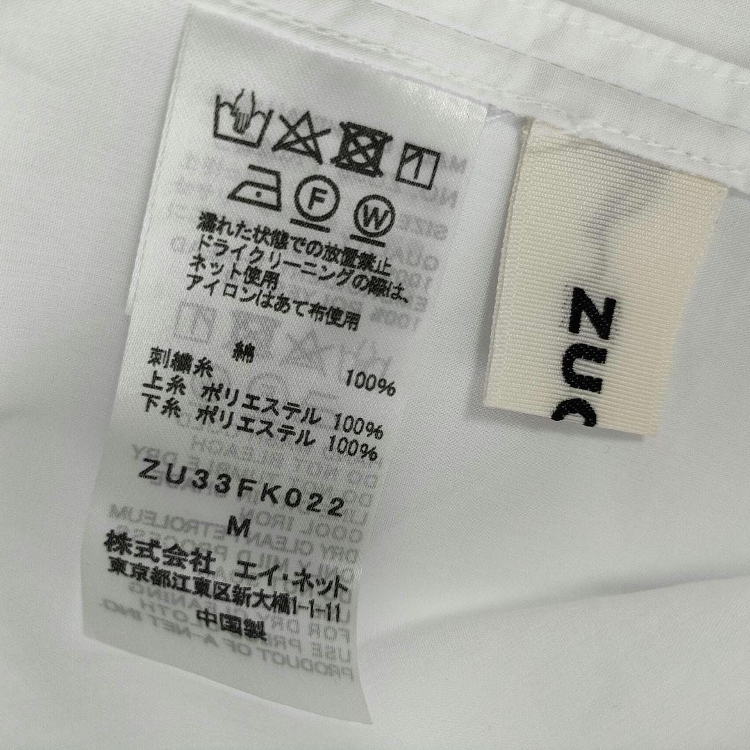 極美品　23ss　ZUCCa　チドリエンブロイダリーシャツ