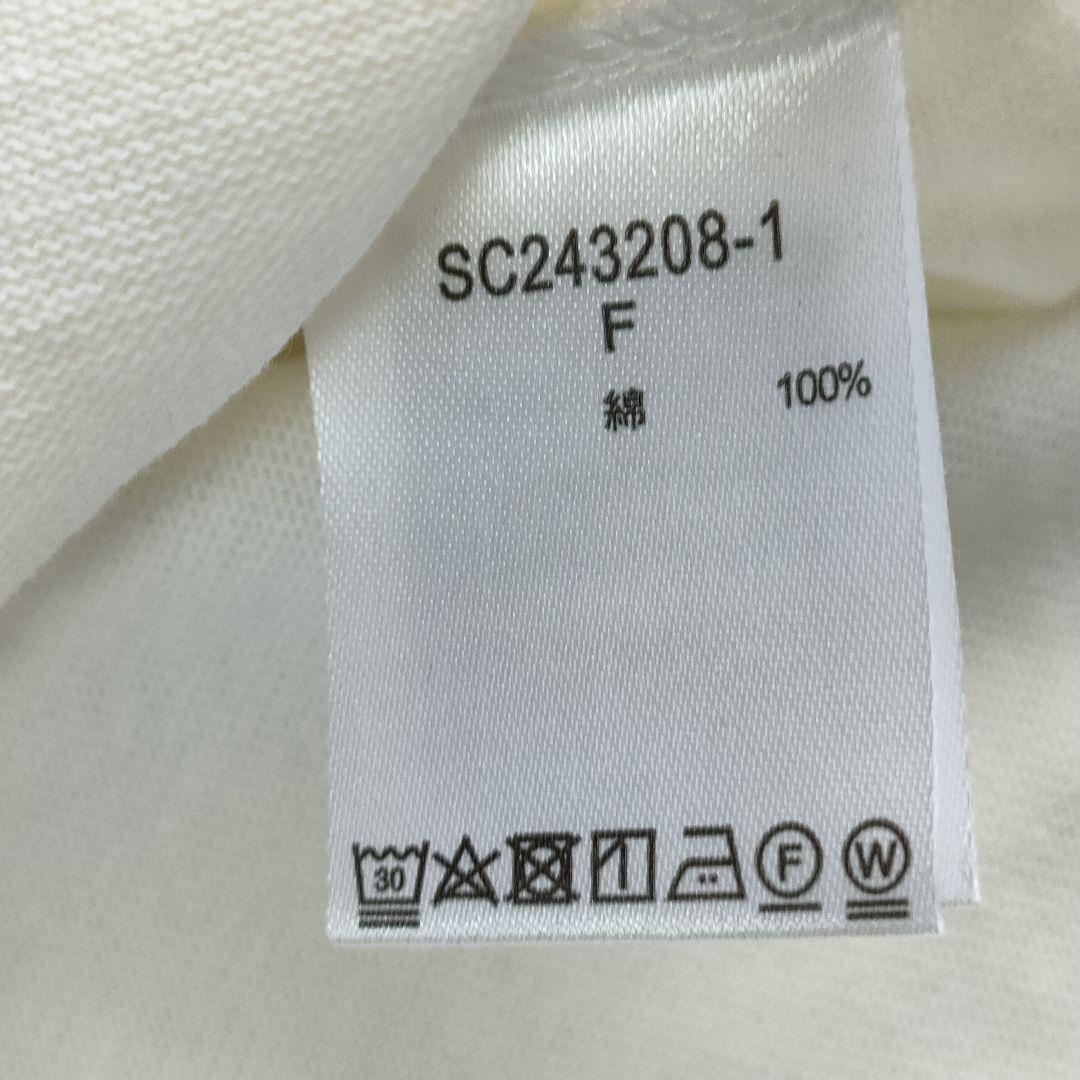 極美品　23ss　ZUCCa　チドリエンブロイダリーシャツ