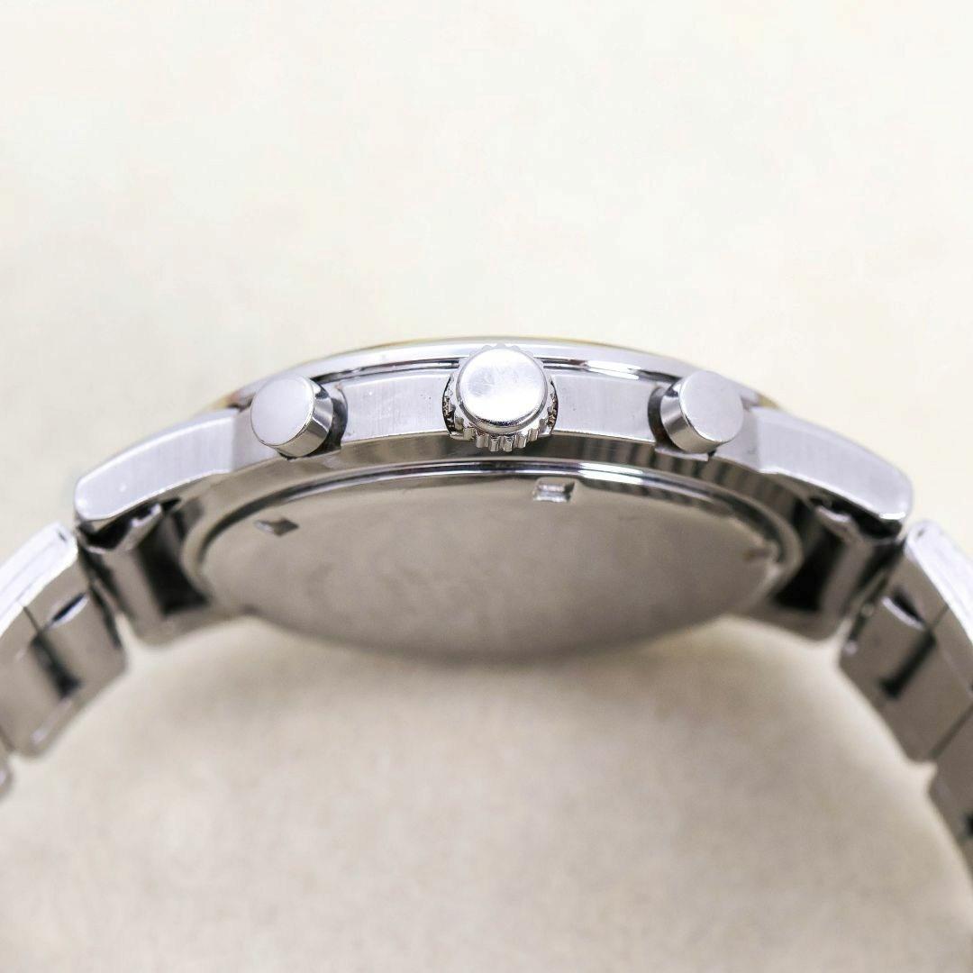 稼働 ORIENT 腕時計 クロノグラフ メンズ 新品電池 ラウンド 1997