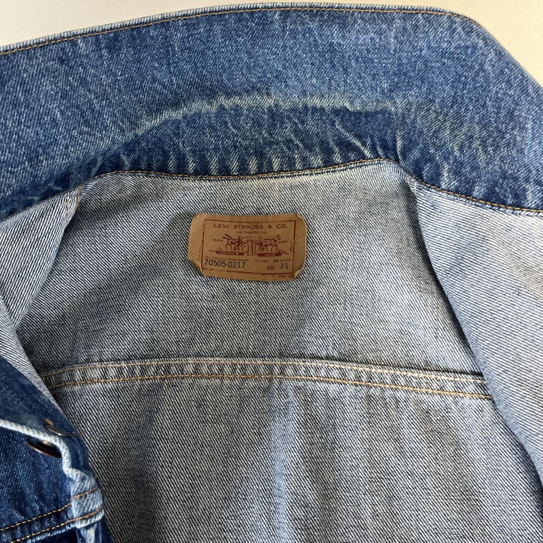 96年 USA製 Levi's 70505-0217 デニムジャケット