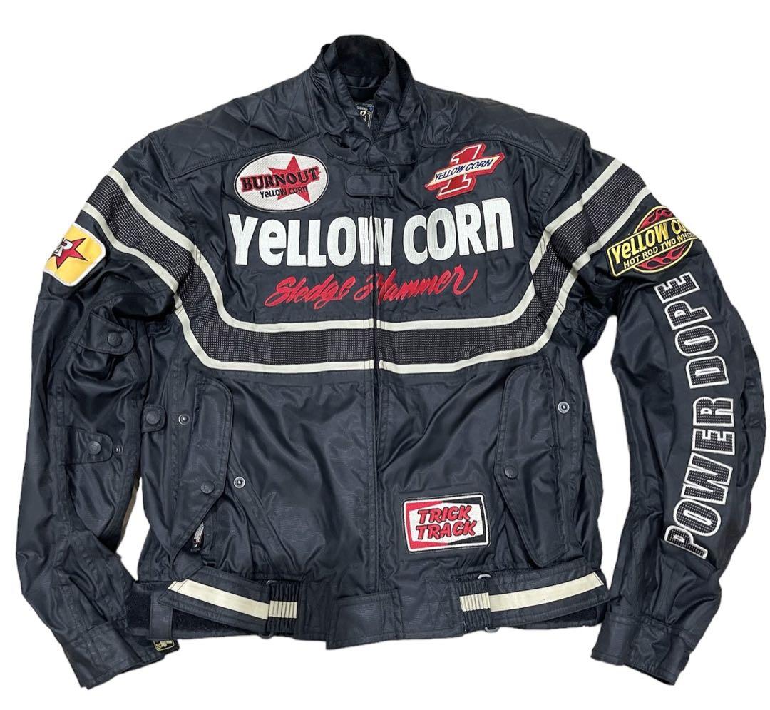 【美品】YELLOW CORN イエローコーン バイク ジャケット ライダース
