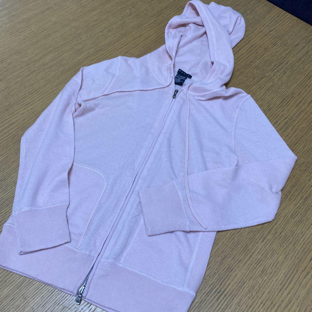 今年人気のブランド品や theory カシミヤニットパーカー S トップス