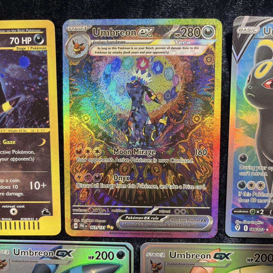 ポケモンカードゲーム ブラッキー英語版 5枚セット Umbreon