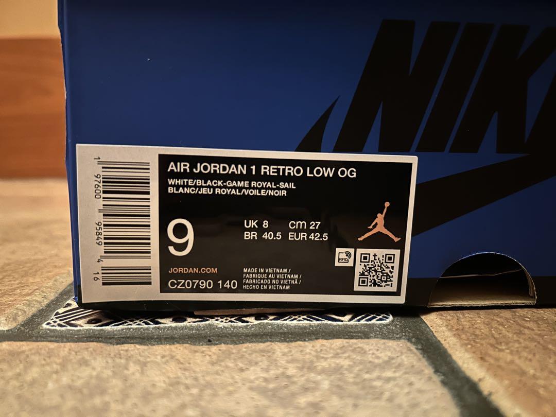 Nike Air Jordan 1 Low game royal