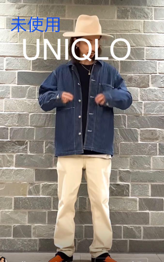 未使用 Uniqlo デニム ワークパンツ メンズ S オフホワイト ジーンズ Sale 92 Off