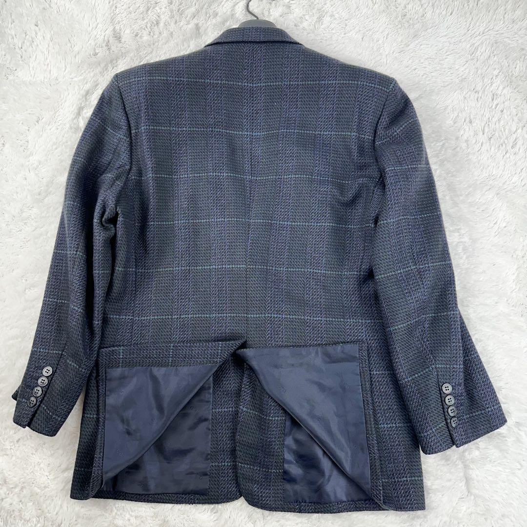 クリスチャンディオール　 テーラードジャケットセットアップ　2B XL 紺