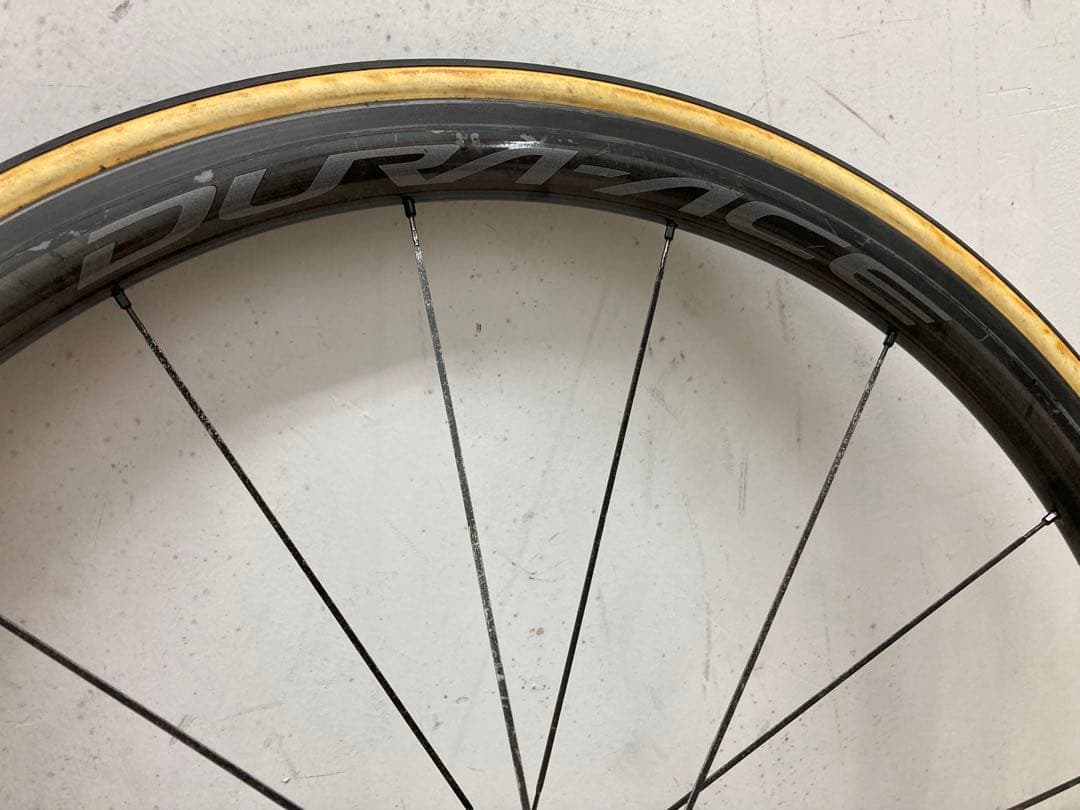 DURA-ACE9100-C40-TU 前後ベアリングをセラミックスピードに換装やや傷や汚れあり