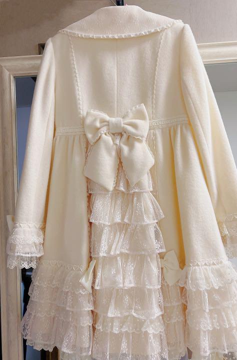 らくらくメ Angelic Pretty Sweet Loveフリルコート Bntyr-m55009432076 Ⓧったもので