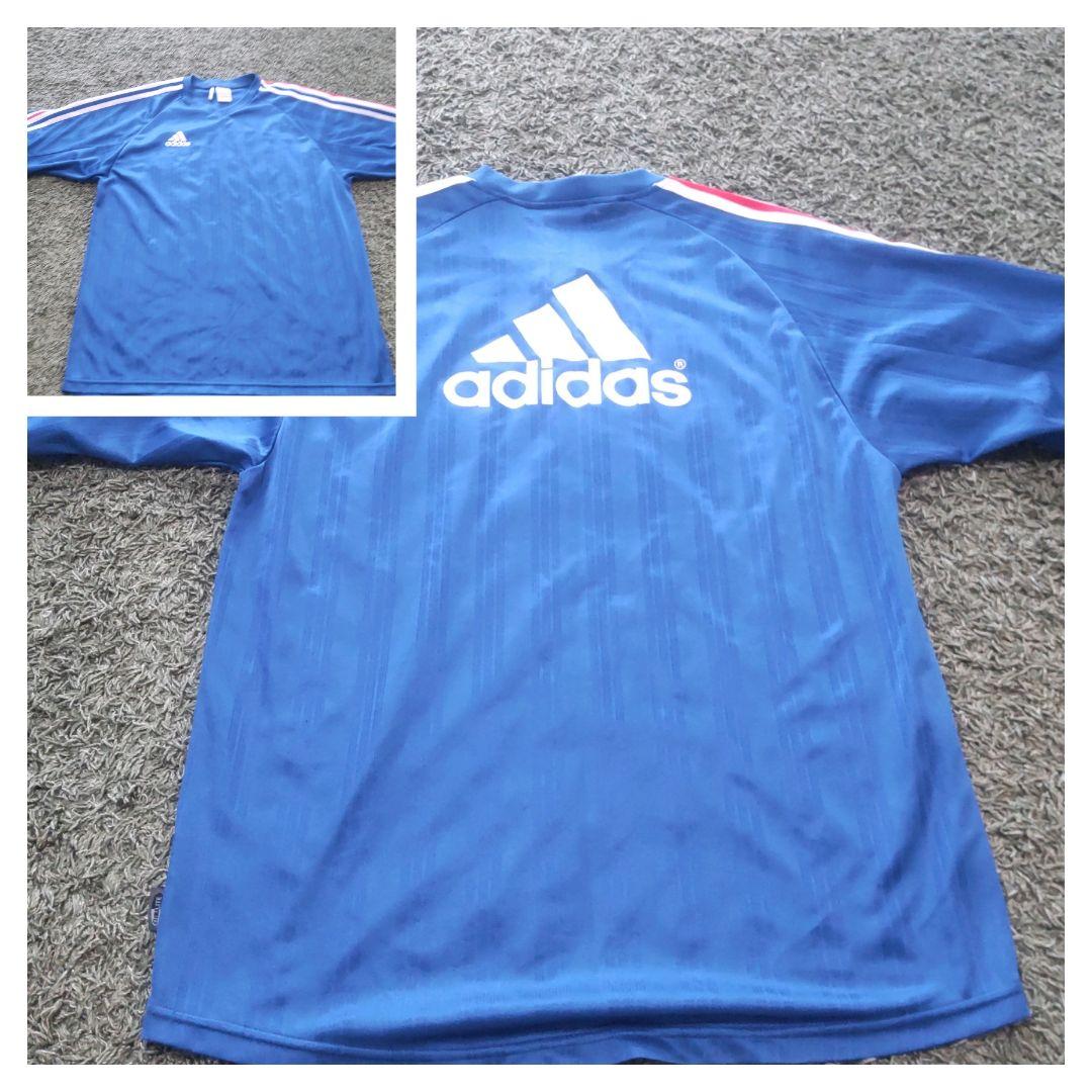adidas アディダス 90s トリコロールカラー ゲームシャツ
