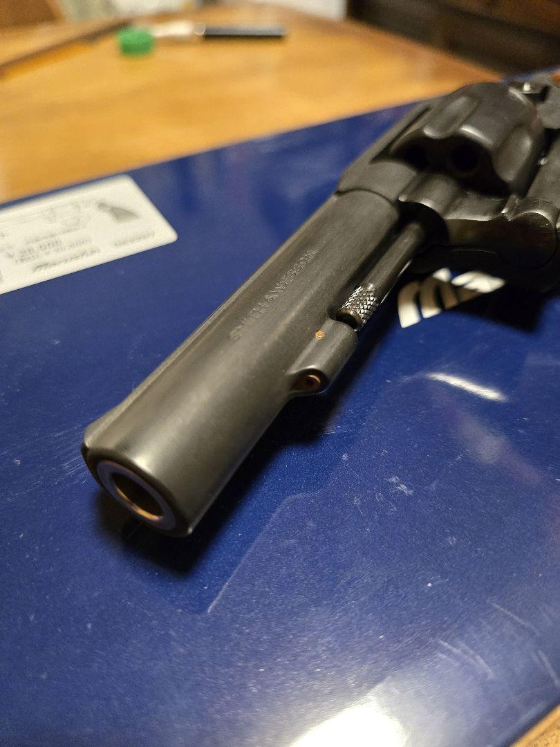 マルシン　S&W　M10　HW　木製グリップ仕様　ホルスター付き